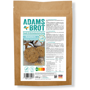 Adams Brot keto maizes maisījums ar sēklām cepšanai Adams Brot keto maizes maisījums ar sēklām cepšanai