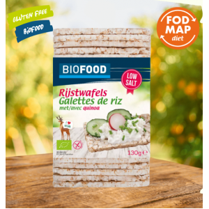 Bio ryžių pyragėliai su kvinoja Damhert, 100 g