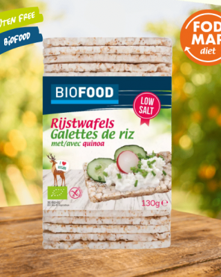 Bio ryžių pyragėliai su kvinoja Damhert, 100 g