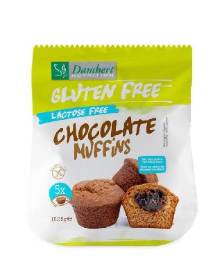 Bezglutēna šokolādes mafini Damhert, 152g