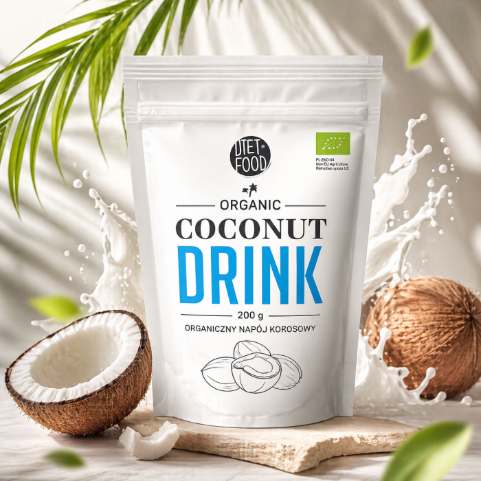 Ekologiškas kokosų pienas Diet food, 200 g