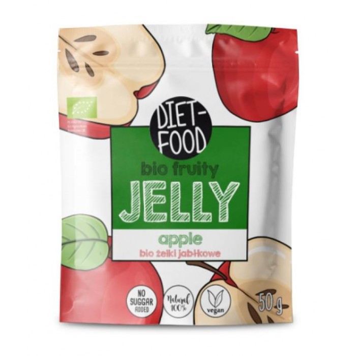 Фруктовое био желе со вкусом яблоко Diet food, 50 г
