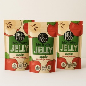 Obuolių skonio vaisių bio želė  2+1 Diet food, 50 g