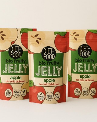 Фруктовое био желе со вкусом яблоко 2+1 Diet food, 50 г