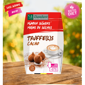 Less Sugars truffles Damhert, 120g
