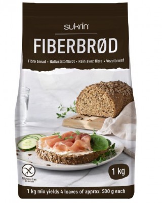 leivasegu ilma pärmi ja gluteenita Sukrin, 1 kg