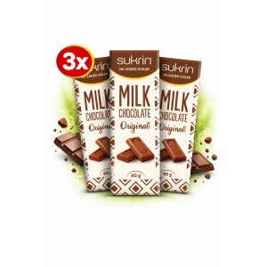 Piena šokolāde Sukrin, 40 g*3
