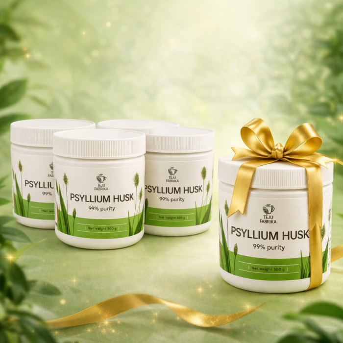 Psüllium (psyllium) – teelehe kestad 99%, 200 g x 4 Psüllium (psyllium) – teelehe kestad 99%, 200 g x 4