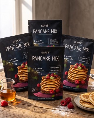 Maisījums pankūku pagatavošanai Sukrin, 100 g *4