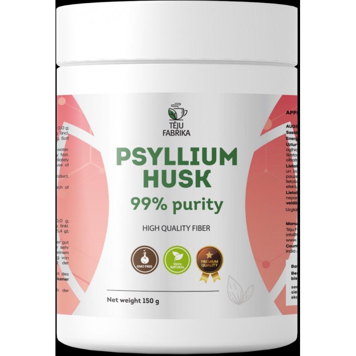 Psilliums (psyllium) – ceļtekas sēnalas 99%, 150 g Psilliums (psyllium) – ceļtekas sēnalas 99%, 150 g