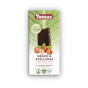 Dark chocolate with hazelnuts, Torras, 125 g 