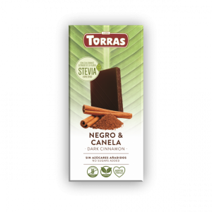 Tamsus šokoladas su cinamonu, Torras, 125 g