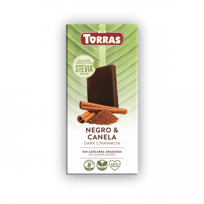 Tumšā šokolāde ar kanēli, Torras, 125 g