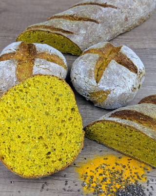 Смесь Чиа-куркума для выпечки булочек Adams Brot, 200 г