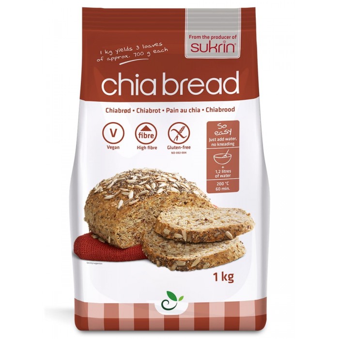 Chia bread mix Sukrin, 1 kg