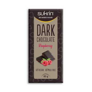 Sukrin Dark chocolate Raspberry, 85 g Sukrin Dark chocolate Raspberry, 85 g