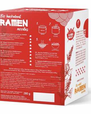 Bio griķu Rāmen nūdeles, 280 g, Diet Food