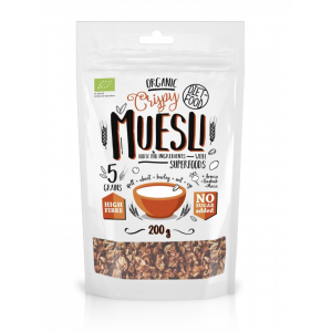 Органические хрустящие мюсли с суперфудами Diet food, 200 г