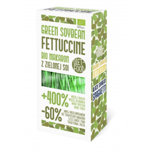  Bioproteīna pasta no zaļajām sojas pupiņām Fettuccine, Diet food, 200 g