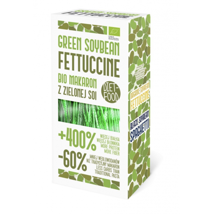 Bio Green Soybean Noodle Fettuccine, Diet food, 200 g