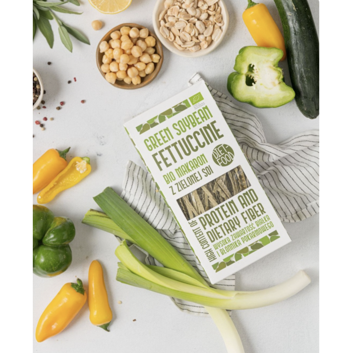 Bio Green Soybean Noodle Fettuccine, Diet food, 200 g