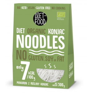 Organiskā Shirataki Konjac makaronu pasta Noodles, Diet food, 300 g