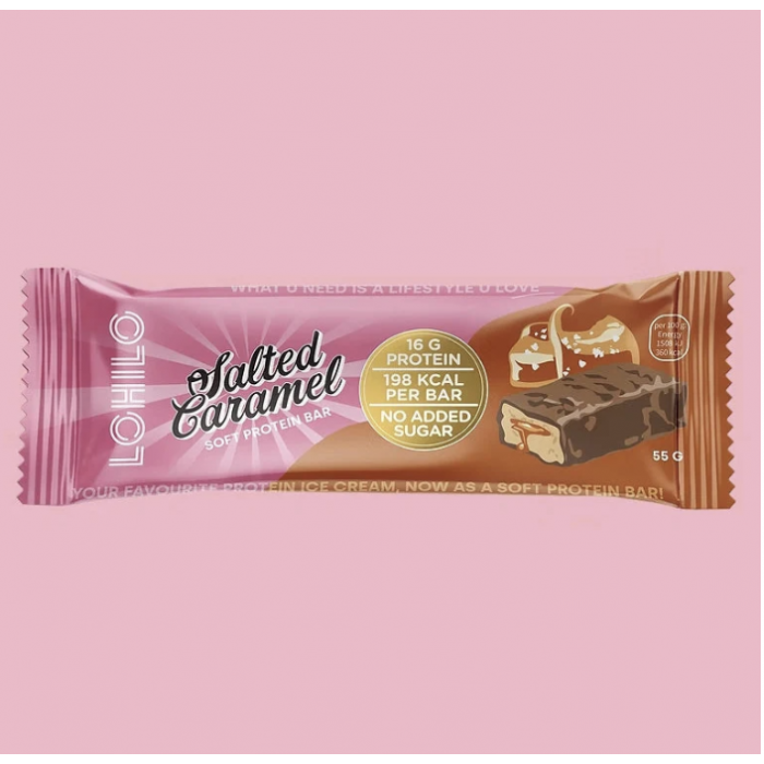  Baltyminis batonėlis „sūdyto karamelės“ skonio 55g