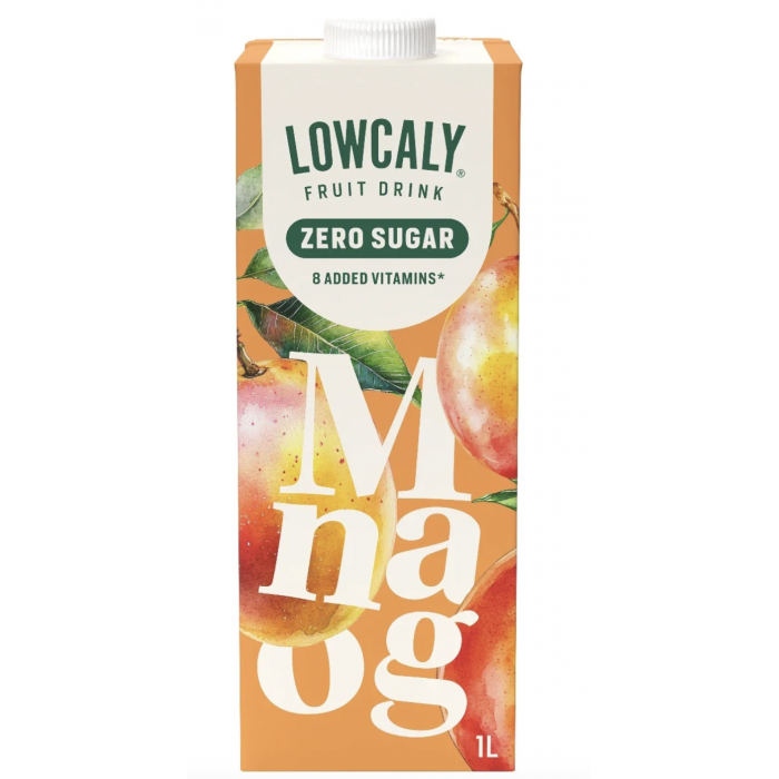 Lowcaly sugarfree fruit drink mango 1L Lowcaly sugarfree fruit drink mango 1L
