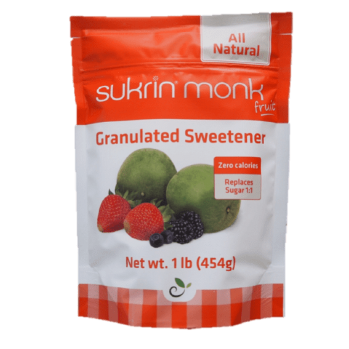 Sukrin Monk Fruit, natural sweetener, 454 g