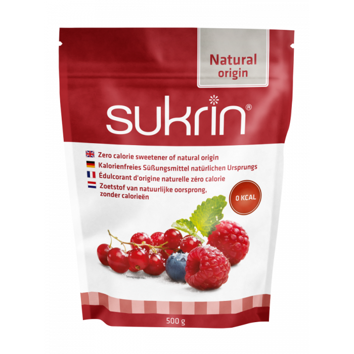 Sukrin, эритритол натуральный сахарозаменитель, 500 г