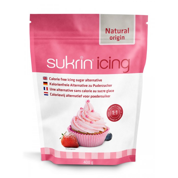 Sukrin Icing, naturaalne suhkruasendaja (tuhksuhkur), 400 g