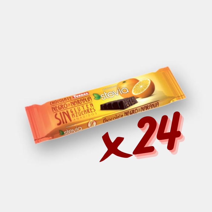 24 x Dark chocolate with orange, Torras, 35 g