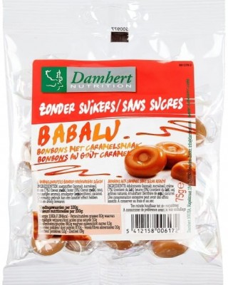 Damhert karameles bez cukura, 75 g