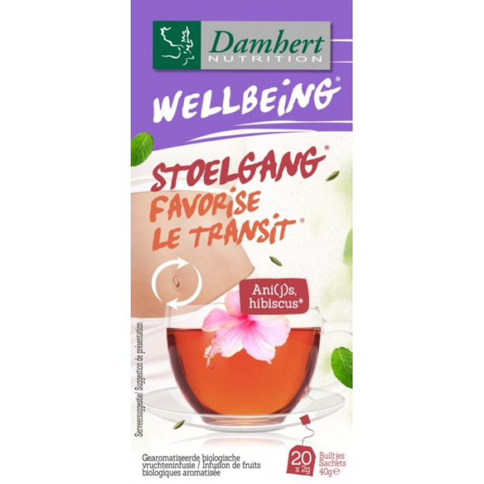 Damhert Wellbeing Tea Stimulates the intestines, 40 g