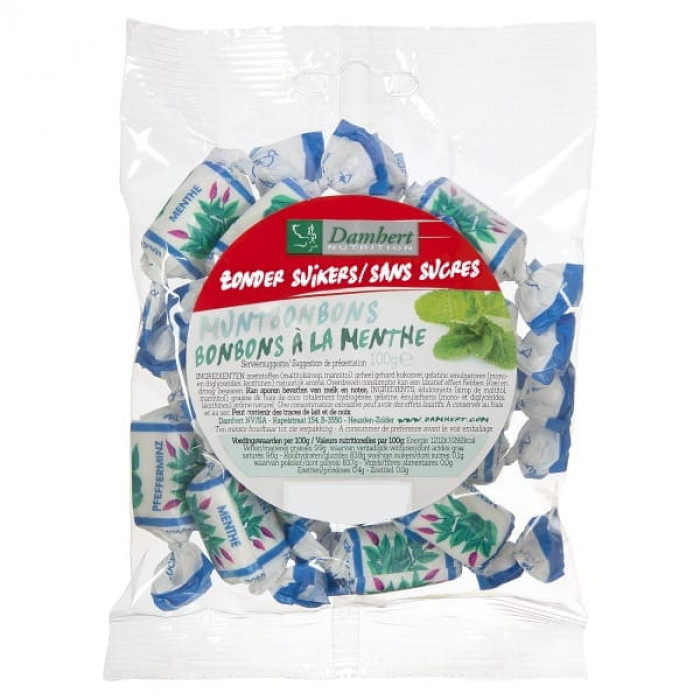 Damhert Without Sugars Mint Bonbons