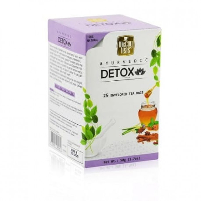MCCOY TEAS Detox ajurvedinė žalioji arbata Detox 2g x 25vnt