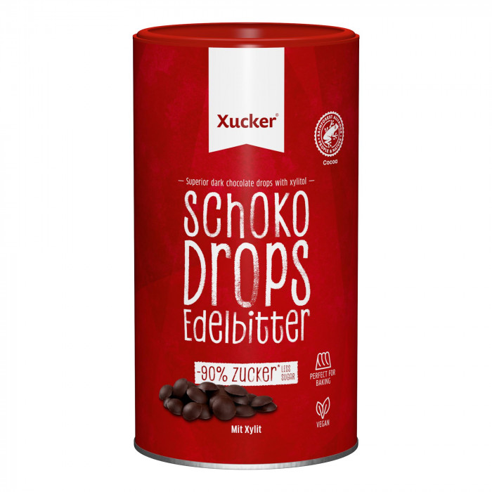 Xucker Drops «Dark Chocolate», 75% cacao, 750 g