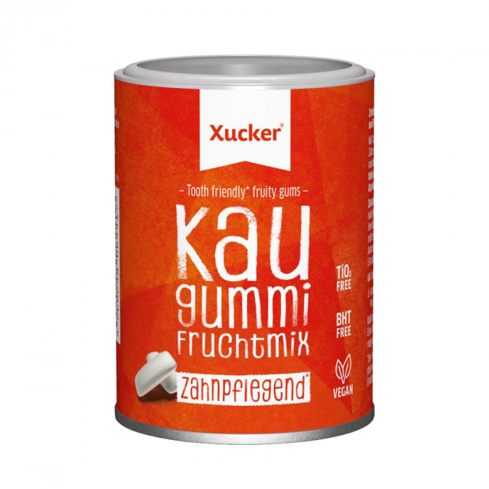 Puuviljamaitseline närimiskumm Xucker, 100 g