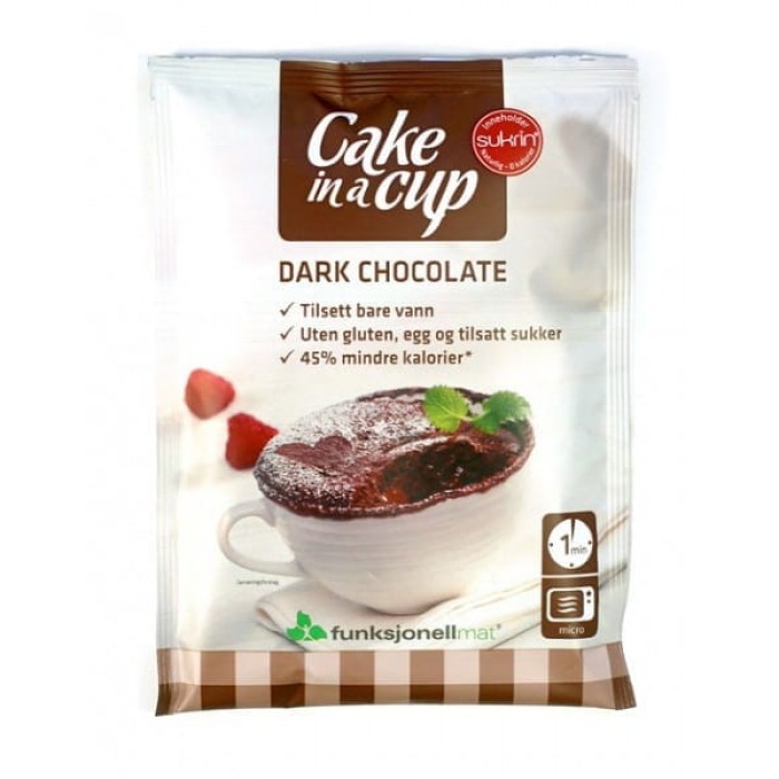 Dark Chocolate Cake in a cup Sukrin, 75 g