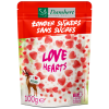Košļājamās konfektes Love Hearts bez cukura Damhert