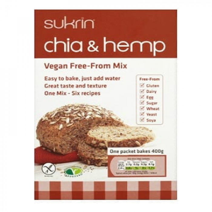 Chia bread mix Sukrin, 250 g For baking: mixes, flour