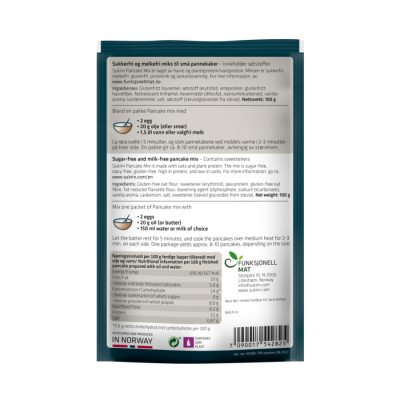 Maisījums pankūku pagatavošanai Sukrin, 100 g