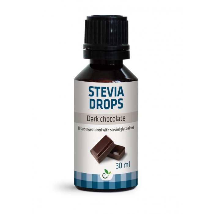Stevia drops Sukrin, Dark Chocolate flavour, 30 ml