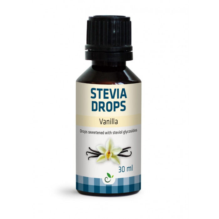 Stevia drops Sukrin, Vanilla flavour, 30 ml