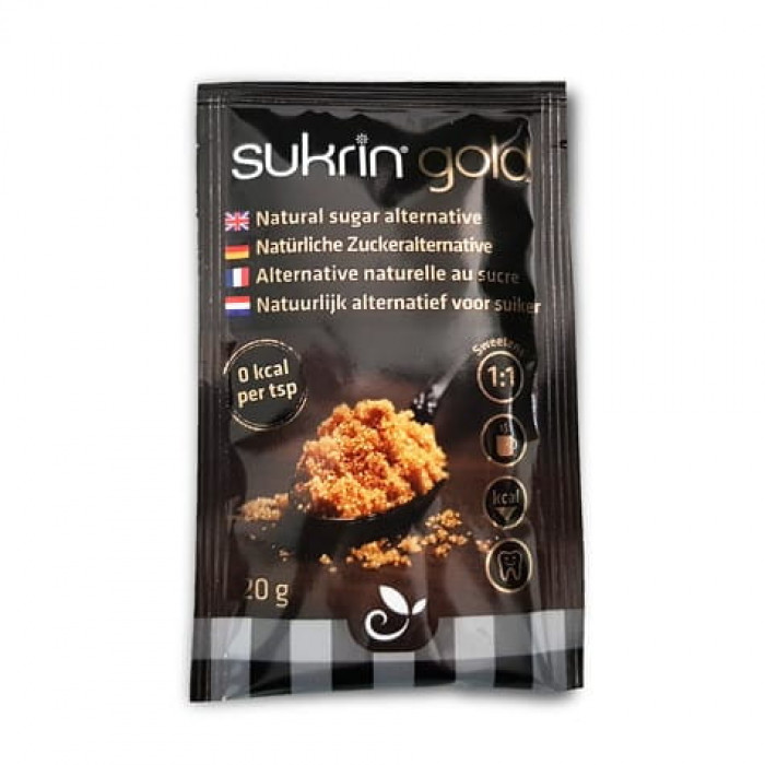 Sukrin Gold, natural amber-coloured sweetener, 20 g