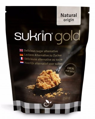 Sukrin Gold, dabīgs brūnais saldinātājs, 250 g