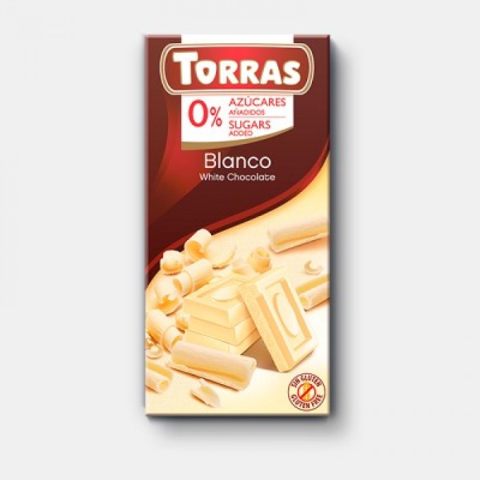 Baltā šokolāde, Torras, 75 g