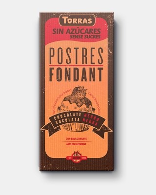  Tume šokolaad Postres Fondant, Torras, 200 g