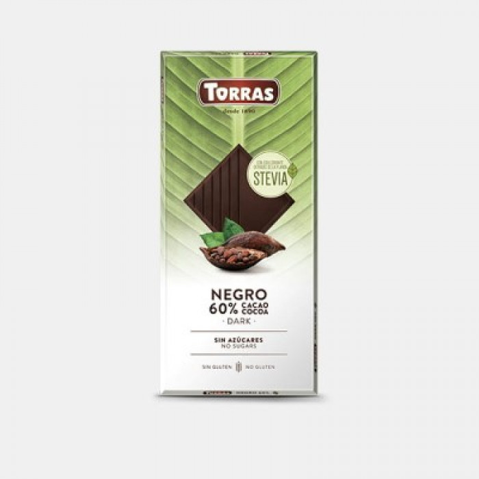 Dark chocolate 60%, Torras, 100 g
