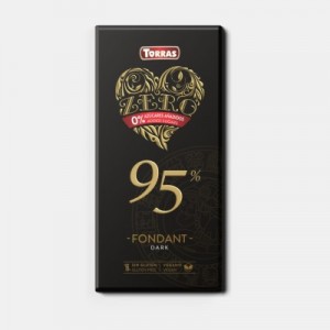 Tumšā šokolāde Fondant 95%, Torras, 100 g